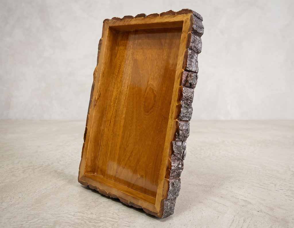 Natural Wooden Serving Tray